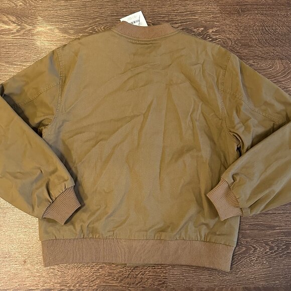 BNWT Oak+Fort Brown Bomber Jacket - Size XS - Picture 4 of 6